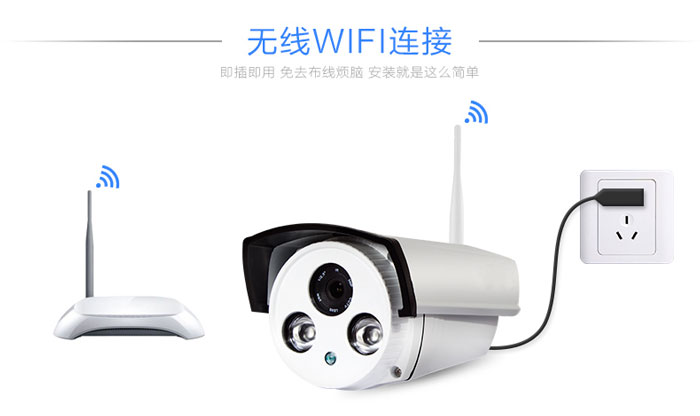 无线网络摄像机连接WiFi